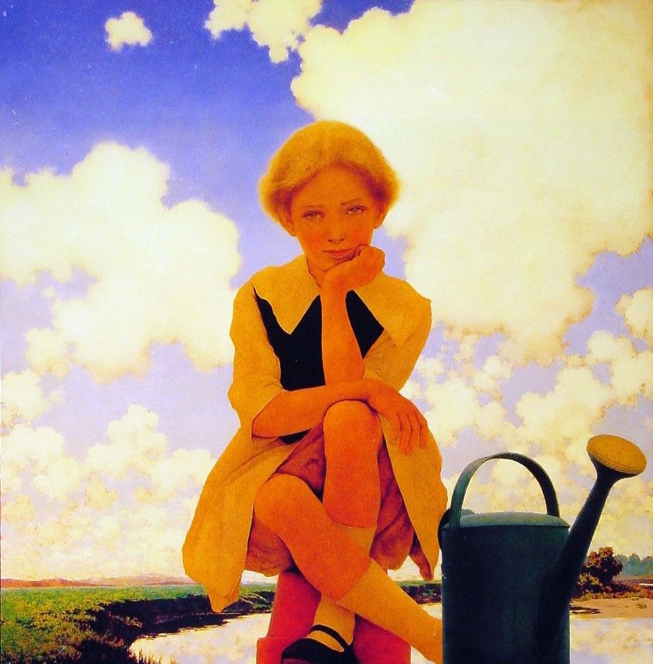 Maxfield Parrish Mary, Mary Quite Contrary